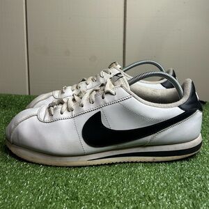 Size 13M- Nike Cortez Basic White Black 2018